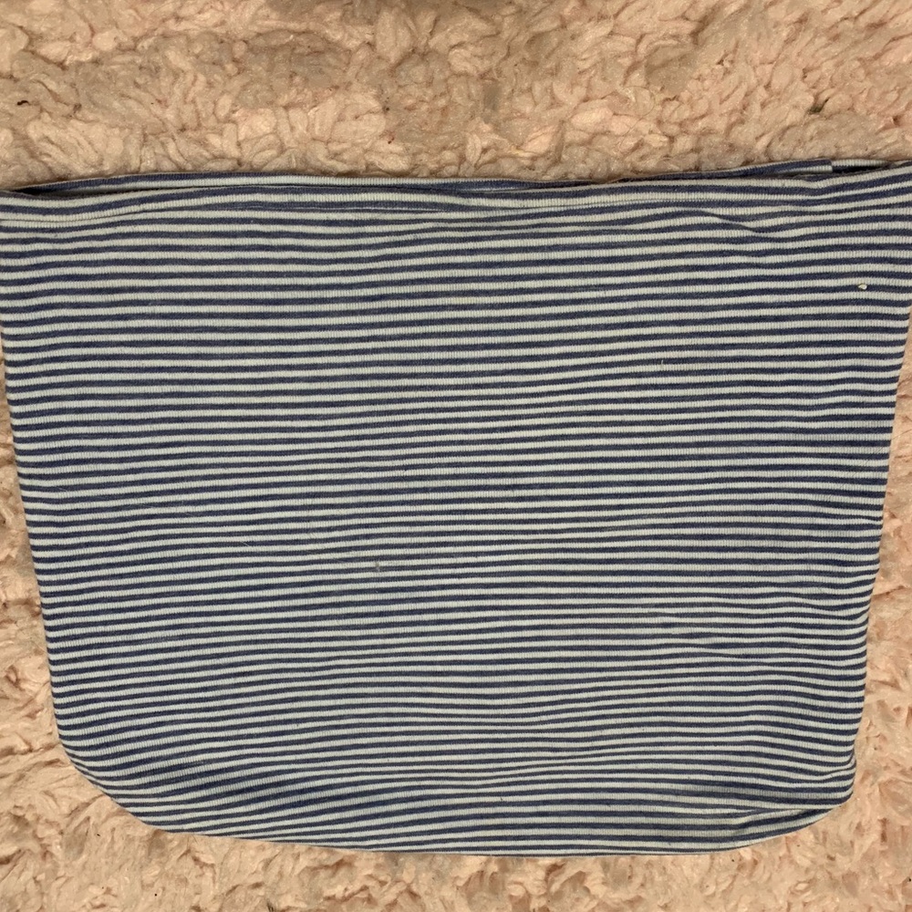 Blue stripped tube top